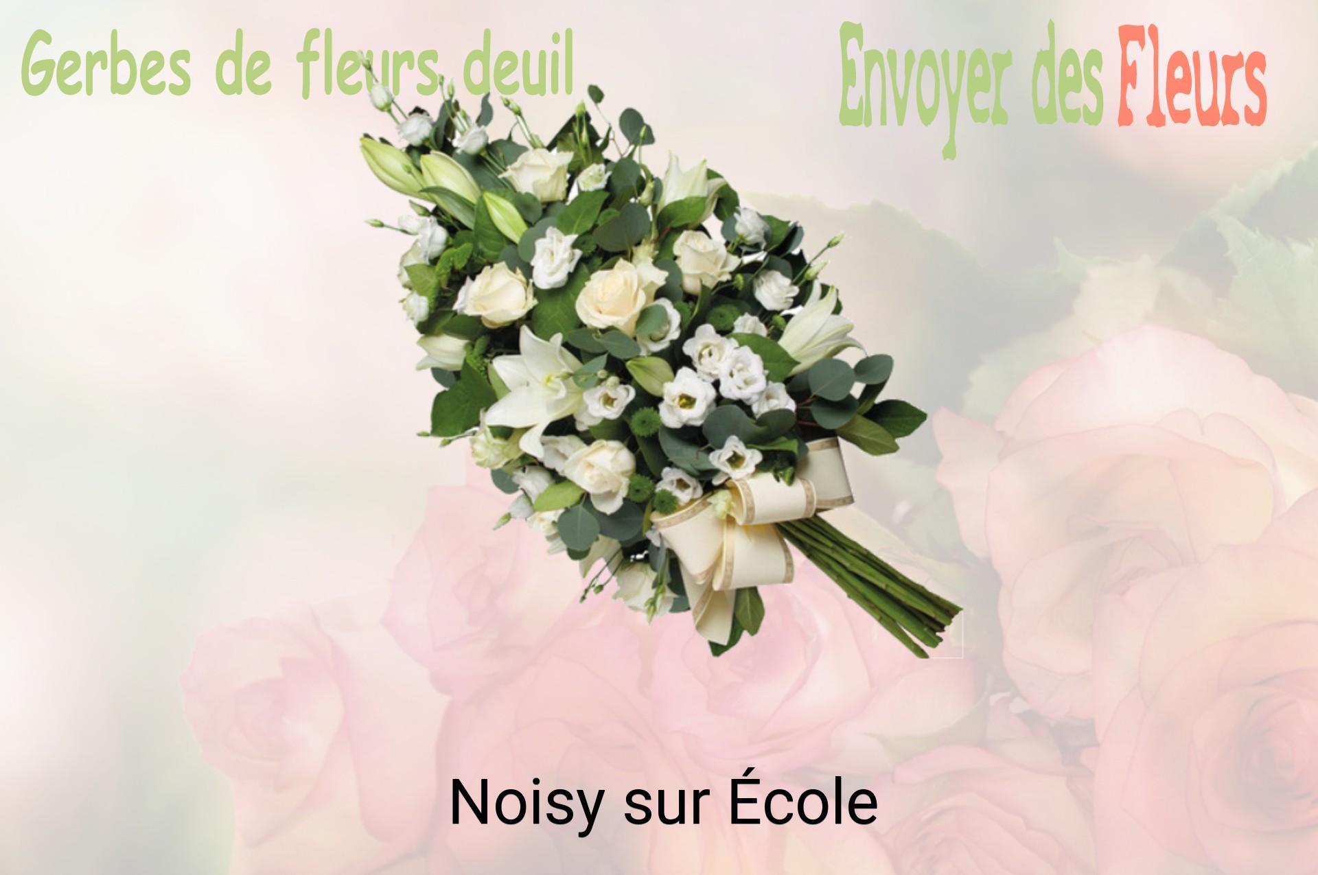 Gerbe de fleurs de deuil livrée à Noisy-sur-École